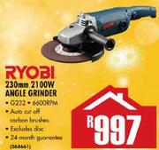 Ryobi 230mm 2100W Angle Grinder G232