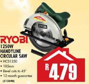 Ryobi 1250W Handyline Circular Saw HCS1250
