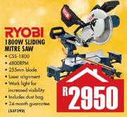 Ryobi 1800W Sliding Mitre Saw CSS-1800