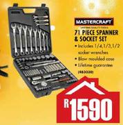 Mastercraft 71 Piece Spanner & Socket Set