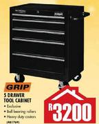 Grip 5 Drawer Tool Cabinet