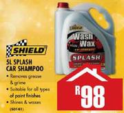 Shield 5Ltr Spalash Car Shampoo