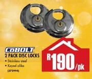 Cobolt 2 Pack Disc Locks-Per Pack