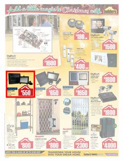 Builders Warehouse : Christmas Range ( 18 Nov - 24 Dec 2014 ), page 22