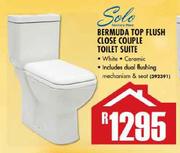 Solo Bermuda Top Flush Close Couple Toilet Suite
