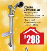 Economy Shower Rail Set