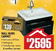 Wall Hung Cabinet