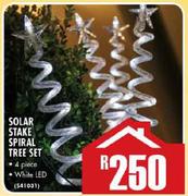 Solar Stake Spiral Tree Set