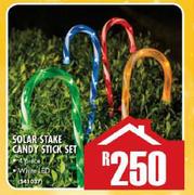Solar Stake Candy Stick Set