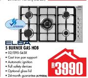 Elba 5 burner Gas Hob O2/E95-545X