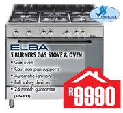 Elba 5 Burners Gas Stove & Oven