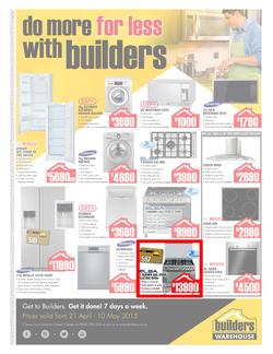 Builders Warehouse KZN : Appliance (21 Apr - 10 May 2015), page 1