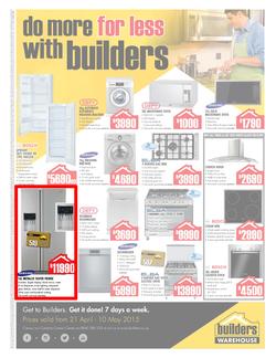 Builders Warehouse KZN : Appliance (21 Apr - 10 May 2015), page 1
