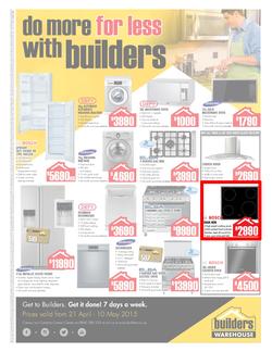 Builders Warehouse KZN : Appliance (21 Apr - 10 May 2015), page 1