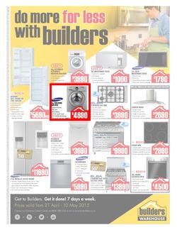 Builders Warehouse KZN : Appliance (21 Apr - 10 May 2015), page 1