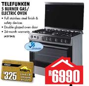 Telefunken 5 Burner Gas/Electric Oven