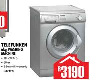 Telefunken 6kg Washing Machine TFL-600S S