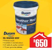 Duram 20ltr Weather Roof
