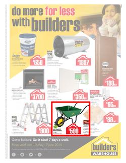 Builders Warehouse : Sa Range (19 May - 07 Jun 2015), page 1