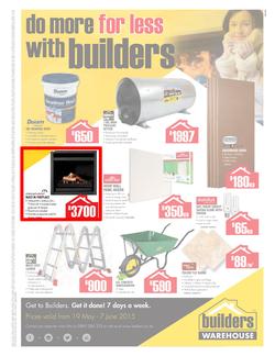 Builders Warehouse : Sa Range (19 May - 07 Jun 2015), page 1
