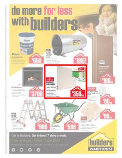 Builders Warehouse : Sa Range (19 May - 07 Jun 2015), page 1