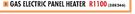 Alva Gas Electric Panel Heater