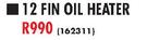Delonghi 12 Fin Oil Heater