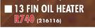 Goldair 1500W 13 Fin Oil Heater