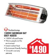 Technilamp 1500W Caribbean Ray Grey Heater