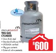 Megamaster 9kg Gas Cylinder
