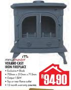 Megamaster Verano Cast Iron Fireplace