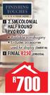 2.5m Colonial Half Round PVC ROD