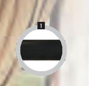 2.5m Colonial Half Round PVC ROD