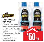 Shield 1L Anti-Freeze Twin Pack