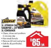 Shield 5L Jetwash Car Shampoo + Jet Wash 5L Container