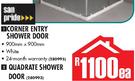 San Pride Corner Entry Shower Door