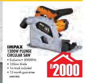 Impax 1200W Plunge Circular Saw