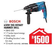 Bosch 650W 2Kg Rotary Hammer Drill GBH2-20D