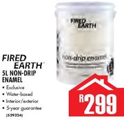Fired Earth 5L Non-Drip Enamel