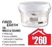 Fired Earth 10L Walls & Ceilings