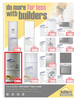 Builders Warehouse : Appliances (19 May - 07 Jun 2015), page 1