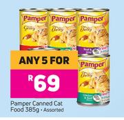 Pamper Canned Cat Food Assorted-For Any 5 x 385g 