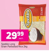 Spekko Long Grain Parboiled Rice-2Kg Each