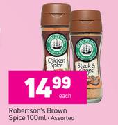 Robertson's Brown Spice Assorted-100ml Each