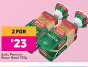 Sasko Premium Brown Bread-For 2 x 700g