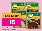 Knorr Packet Soup Assorted-For Any 4 x 50g