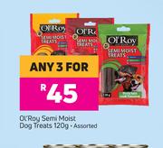 OL'Roy Semi Moist Dog Treats Assorted- For Any 3 x 120g