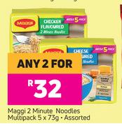 Maggi 2 Minute Noodles Multipack Assorted-For Any 2 x 5 x 73g