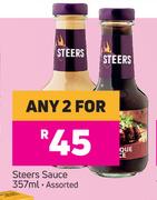 Steers Sauce Assorted-For Any 2 x 357ml