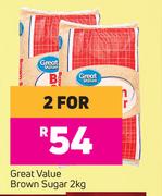 Great Value Brown Sugar-For 2 x 2kg